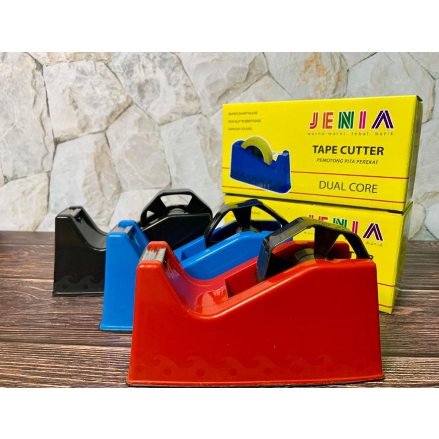 

Rd1- Tape Dispenser Isolasi Jenia/Tape Cutter/Tempat Pemotong Lakban Solasi