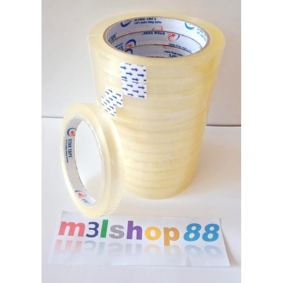 

Rd1- Isolasi Star Tape 12 Mm X 72 Yard-12 Pcs