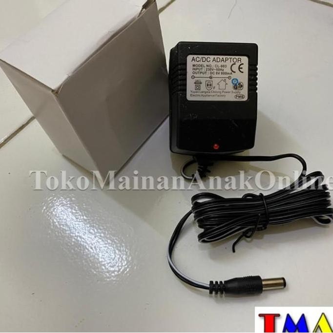 Diskon Charger 6V Mainan Anak Mobil Aki / Motor Aki / Aki Mobil Listrik Anak