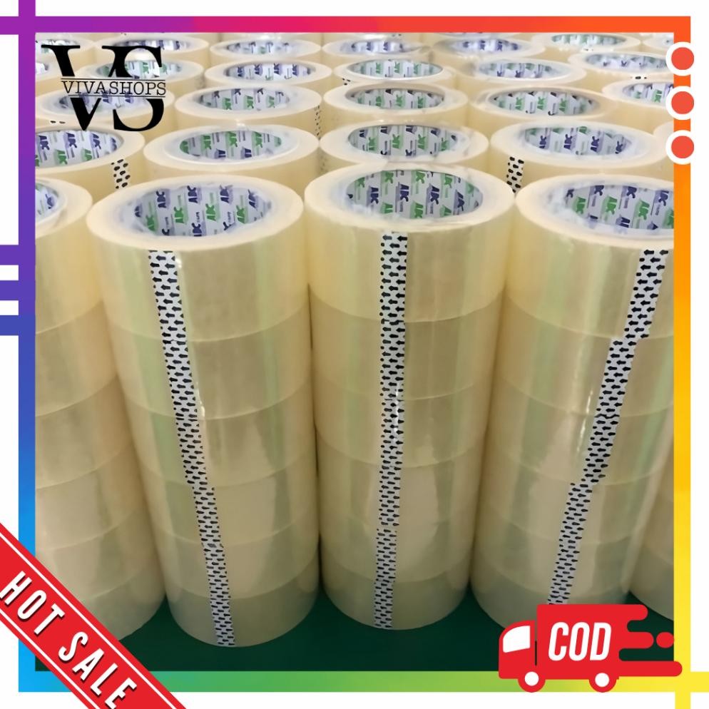 

Rd1- Lakban Bening Abc Tape Perekat Serbaguna 45Mm X 90 Yard / Lakban 45Mmx90Yard