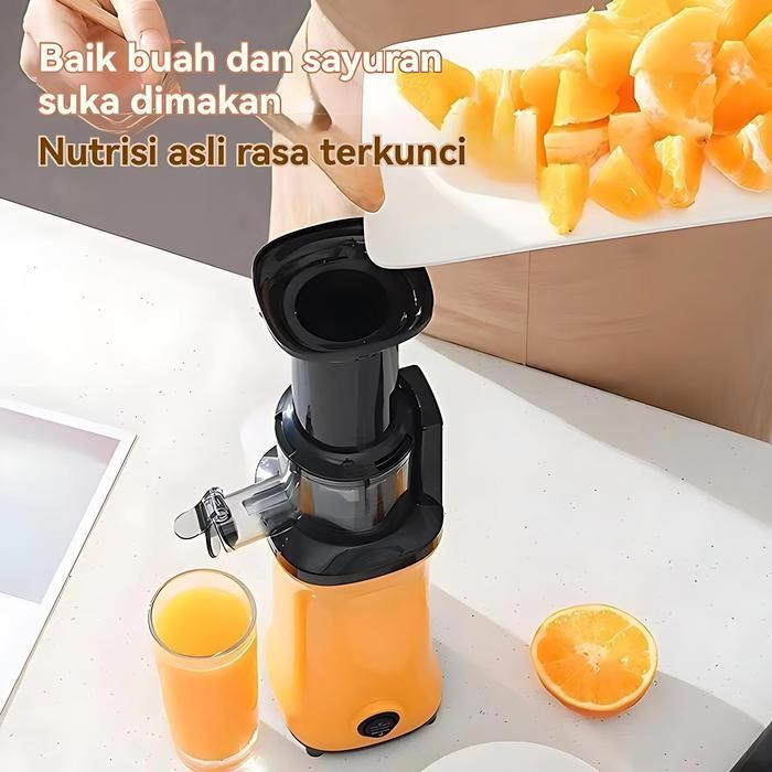 KS Pembuat Jus Portabel Pembuat Jus Buah dan Sayuran Kecil 400ML Pembuat Jus Elektrik Mini 120W Blen