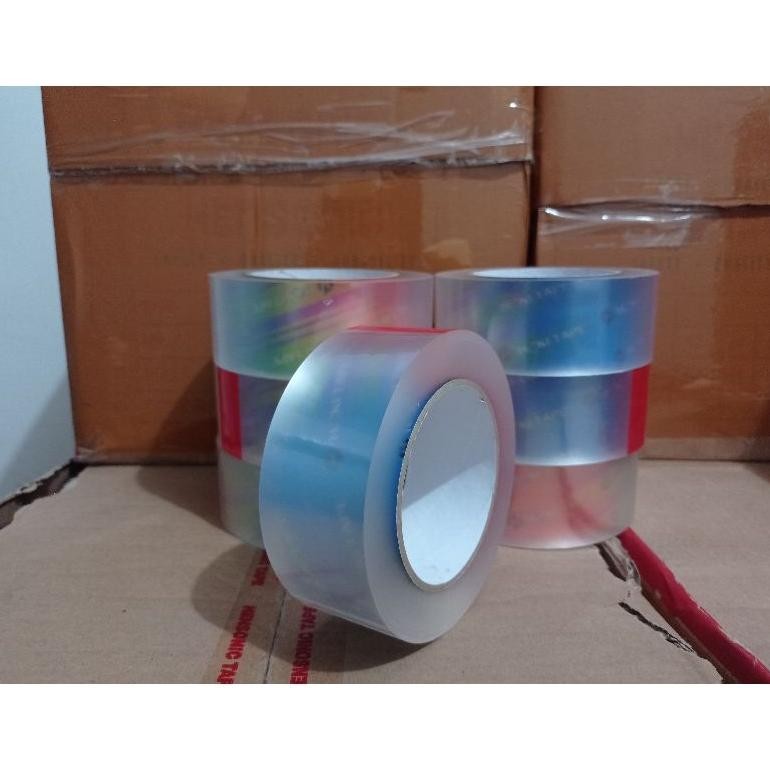 

Rd1- Lakban Bening Jumbo 200 Yard Hoki Tape 45 Mm X 200 Yard Full Bagus