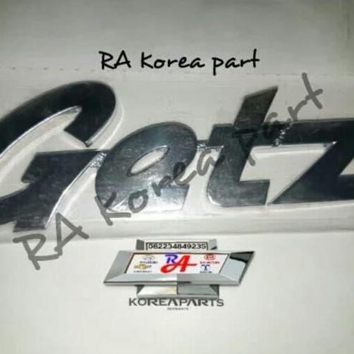TERMURAH - Emblem Tulisan Getz Ori Hyundai