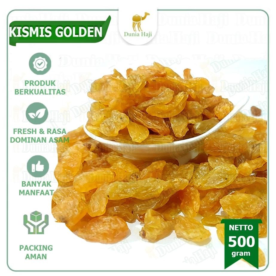 

Update - Kismis Anggur Golden Raisin / Kismis Asam Manis Raisin Star untuk Oleh Oleh Haji dan Umroh .,