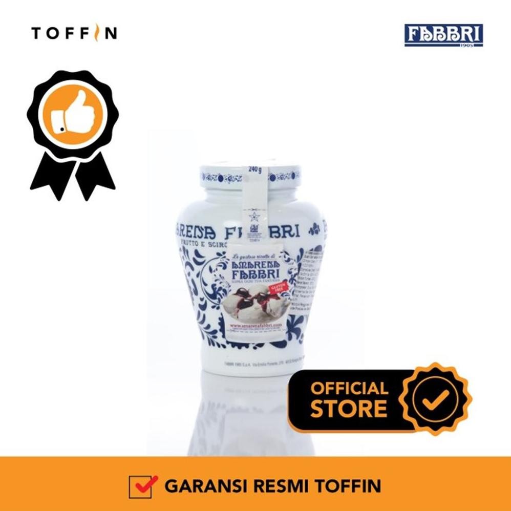 

NO_MORE Fabbri Amarena Opaline Jar - Buah Wild Cherry 600 gram