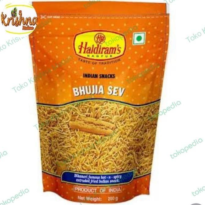 

Ready oke] Haldiram's Bhujia sev 200gr | Namkeen Bhujia Sev
