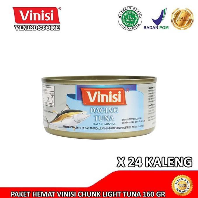 

NO_MORE Paket Hemat 1 Karton (24 Kaleng) Vinisi Chunk Light Tuna 160 Gr