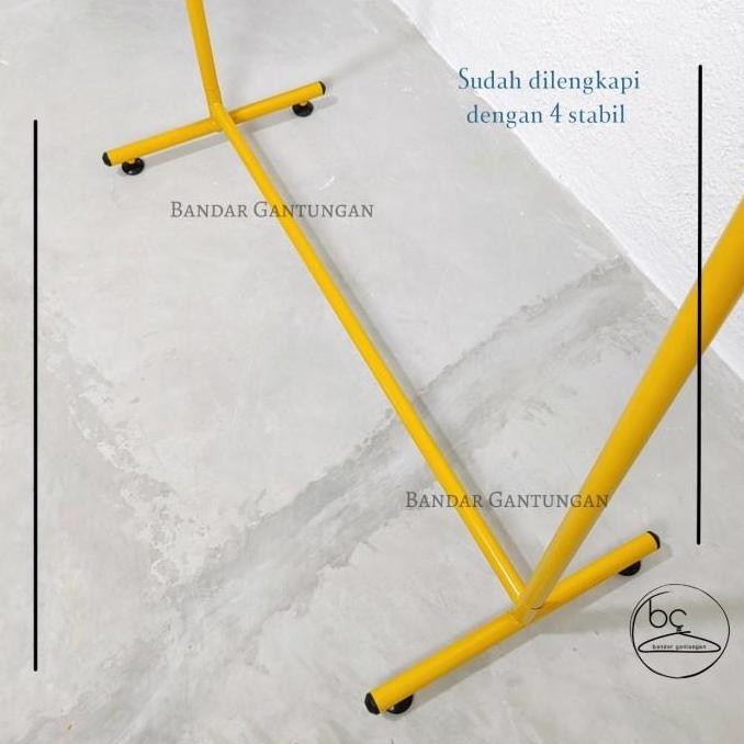 Standing Gantungan Serbaguna Gawang Oval Gawang Baju Emas Gawang Baju Gold Gantungan Baju Besi Hange