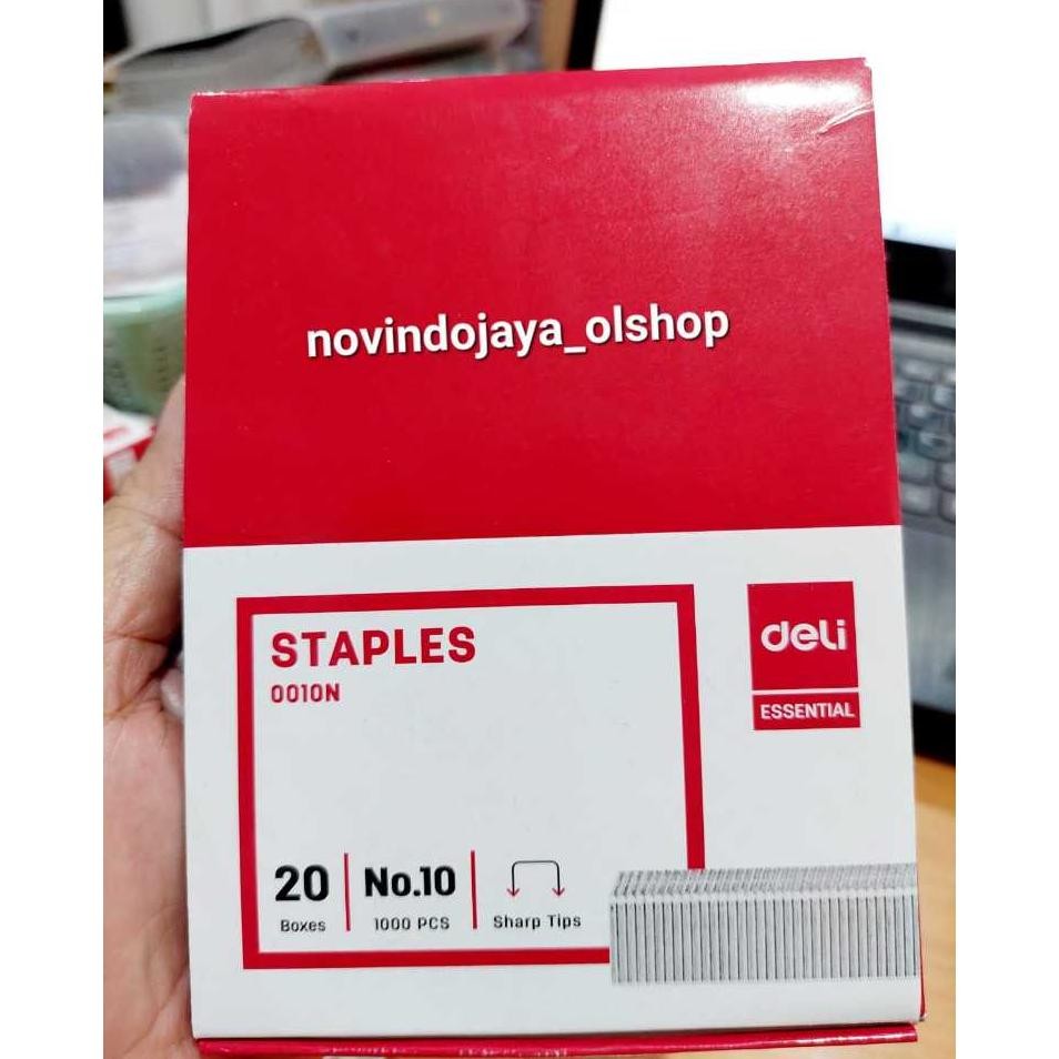 

Isi Staples Deli 0010N Hd10 Grosir 1Box Isi 20 Kotak Kecil Ter