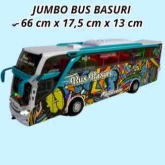 Fx-76 Mainan Anak Mobil Bus Basuri Jumbo / Mainan Miniatur Bus Oleng Basuri Viral / Mainan Anak Bus 