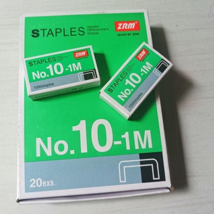 

Isi Staples Kecil No..10 Zrm 1Pak Isi 20Bks