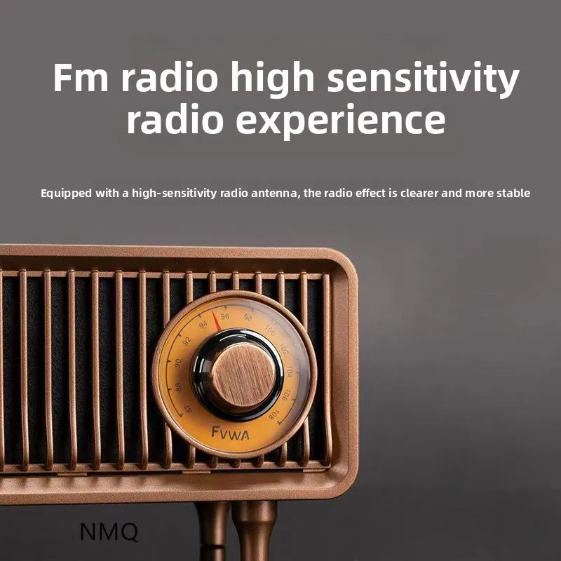 Speaker bluetooth retro kartu audio kreatif USB komputer desktop speaker kecil radio