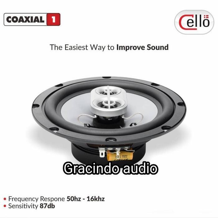 Speaker pintu Coaxial Cello 3way PNP OEM Mitsubishi XPander Pajero Berkualitas