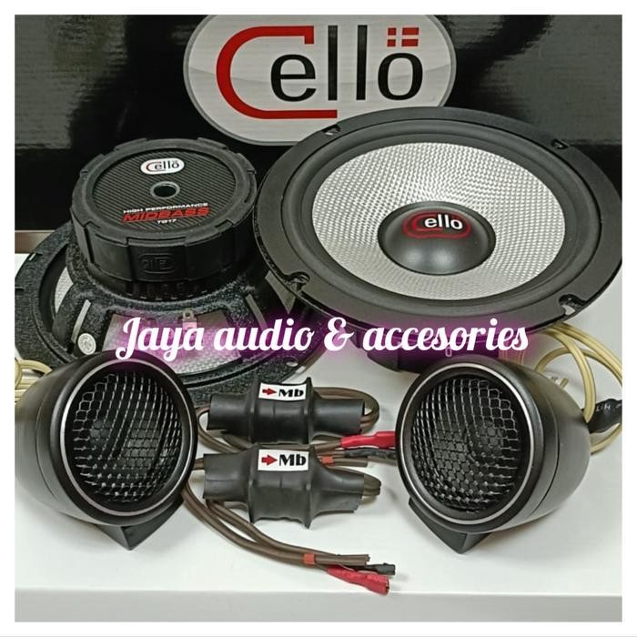 Speaker 2Way Midbass Cello TG17+Fullrange Tweeter 2inch Berkualitas