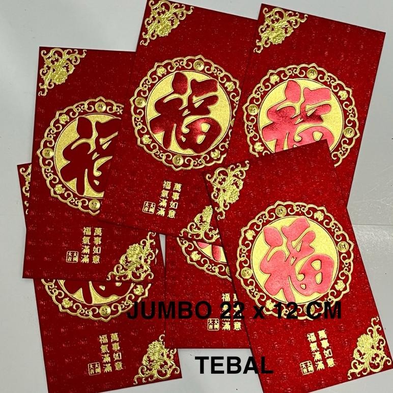 

Murah Angpao Imlek Jumbo Besar Tebal Amplop Fu Fuk / Grosir Angpao BisaCod