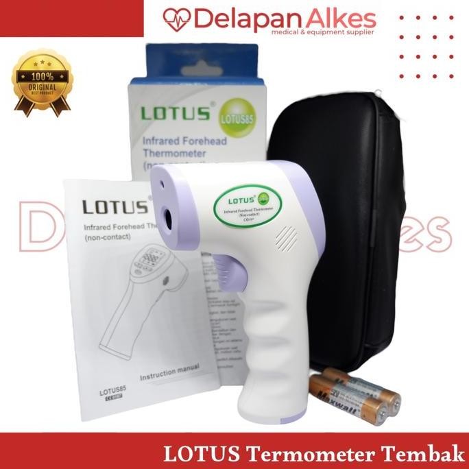 Lotus Termometer Tembak Infrared Alat Ukur Suhu Badan Thermogun