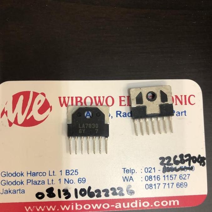 

Update (1) LA7830 ASLI LA 7830 wib030 dijamin