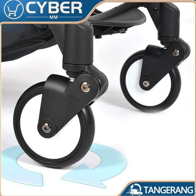 Roda Karet Aksesoris Stroller Bayi 1Pc