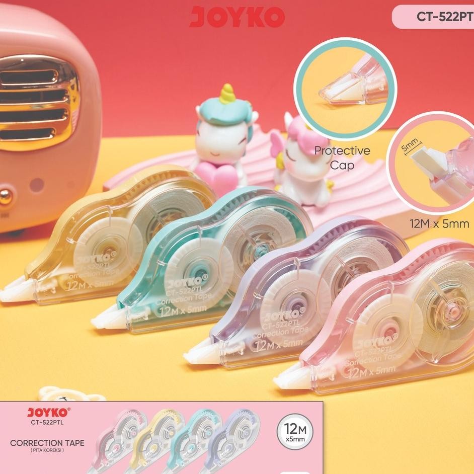 

Joyko Correction Tape 1 Pa Ct522Ptl Isi 12 Pcs