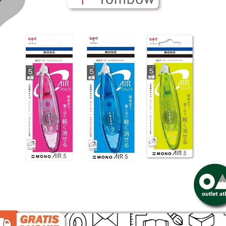 

Tombow Correction Tape Mono Air 5 5Mm X 6M Tipex Pita Kertas