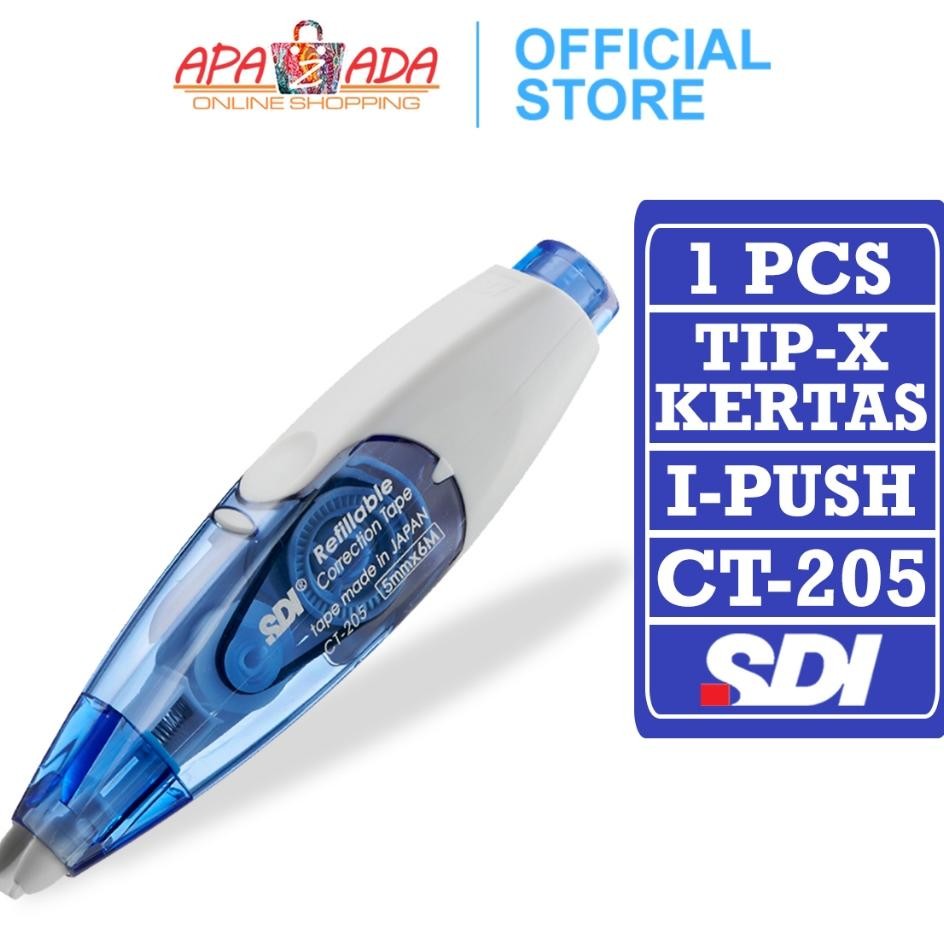 

Apazada Ipush Correction Tape 6M Tip Ex Kertas Tip X Correction Pen Ct205