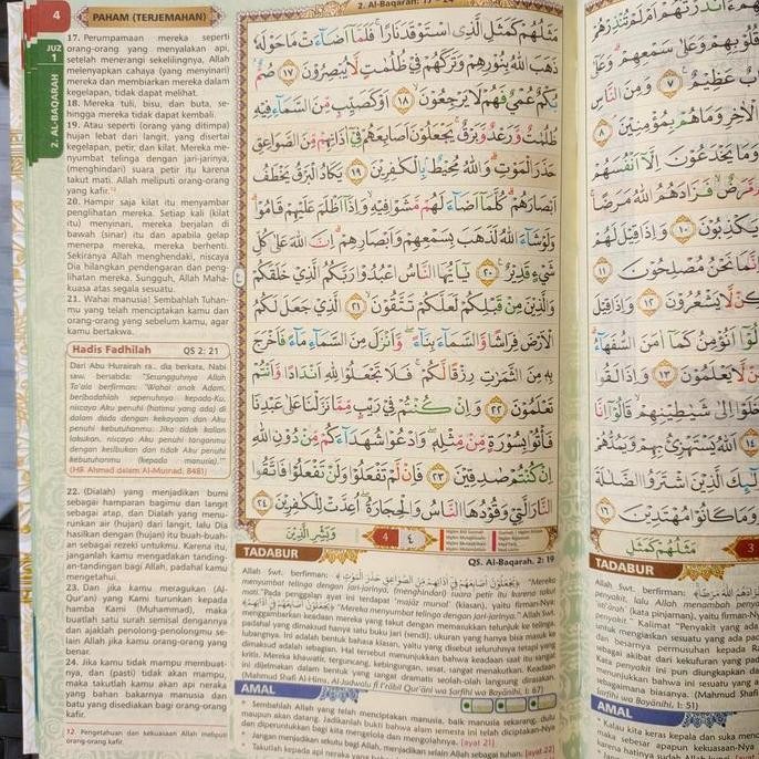 

Al-Quran Tadabur Cordoba Uk A5 Alquran terjemah dan Tajwid Warna CS