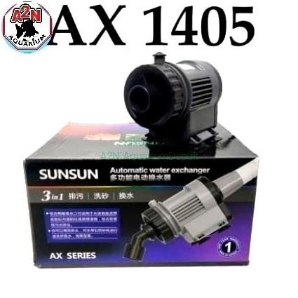 Cleaner Pump Aquarium Penguras Air Sand Vacum SUNSUN AX-1405