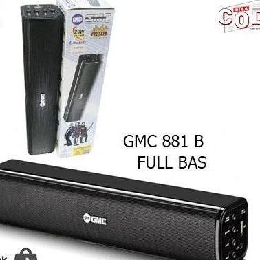 GMC 881B BT+FM+Pairing Speaker Portable BLUETOOTH 20 RMS (SUARA KECIL2 CABE RAWIT) Speakers