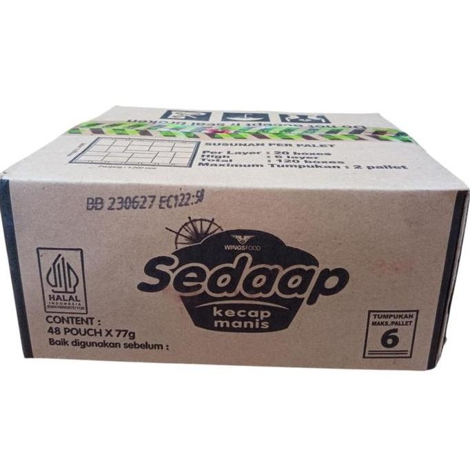 

Promo Kecap Manis 77g Isi 48pcs 1 Dus - Kecap Manis Sachet Ekonomis