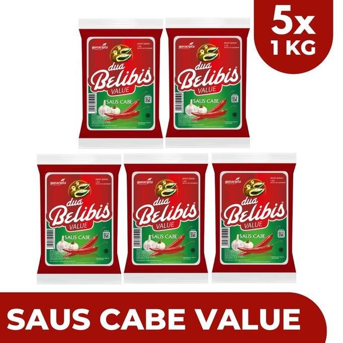 

Promo Paket Saus Cabe Value 1 Kg (5 Pouch) - Paket Hemat Sambal Cabe Pedas
