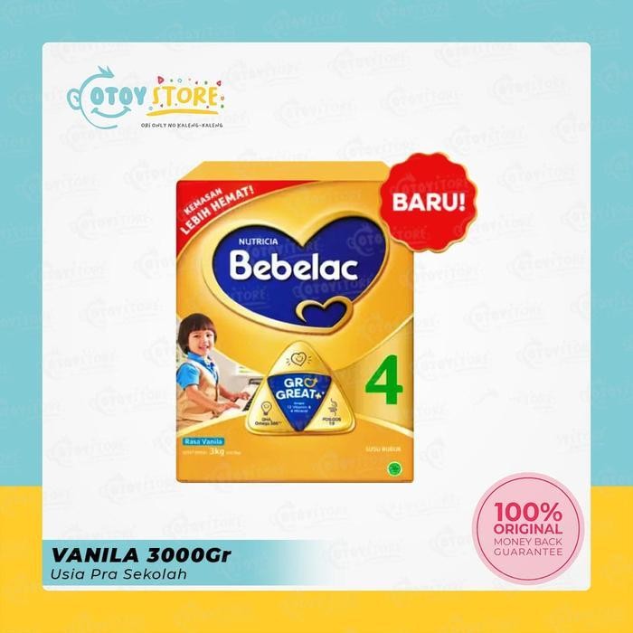 

Bis Bebelac 4 Vanila 3000 Gram / Susu Formula Bebelac Tahap 4 3000G