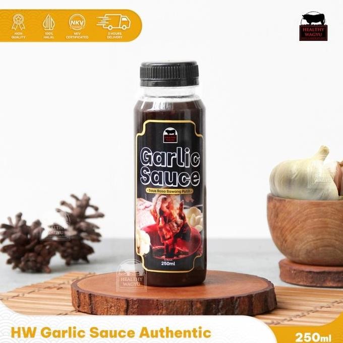 

Promo Healthy Wagyu Garlic Sauce Bawang Putih 250gr