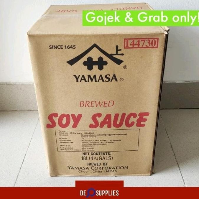 

Promo Yamasa Soy Sauce Premium 18L - Kecap Asin Jepang Large Pack