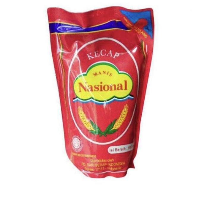 

Promo Kecap Manis Nasional Refill Merah 520ml - Kecap Manis Ekonomis Sachet