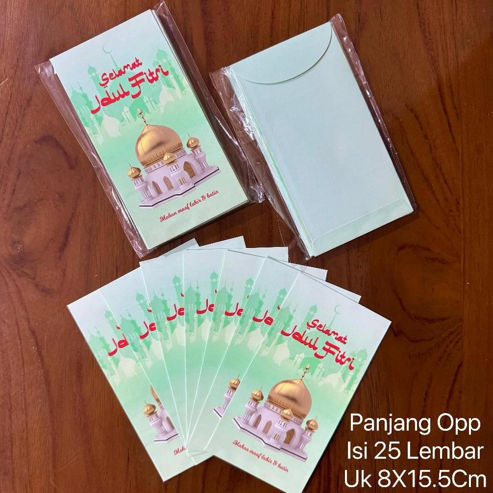

Terlaris Amplop Lebaran Panjang Mika Hari Raya Idul Fitri Isi 30 Lembar Sale