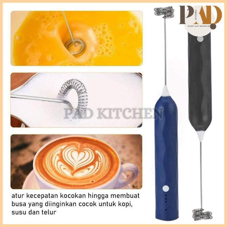 Bisa Cod [Harpymart] Hand Mixer Pengocok Telur / Alat Pengaduk Serbaguna / Hand Mixer Minuman Viral 