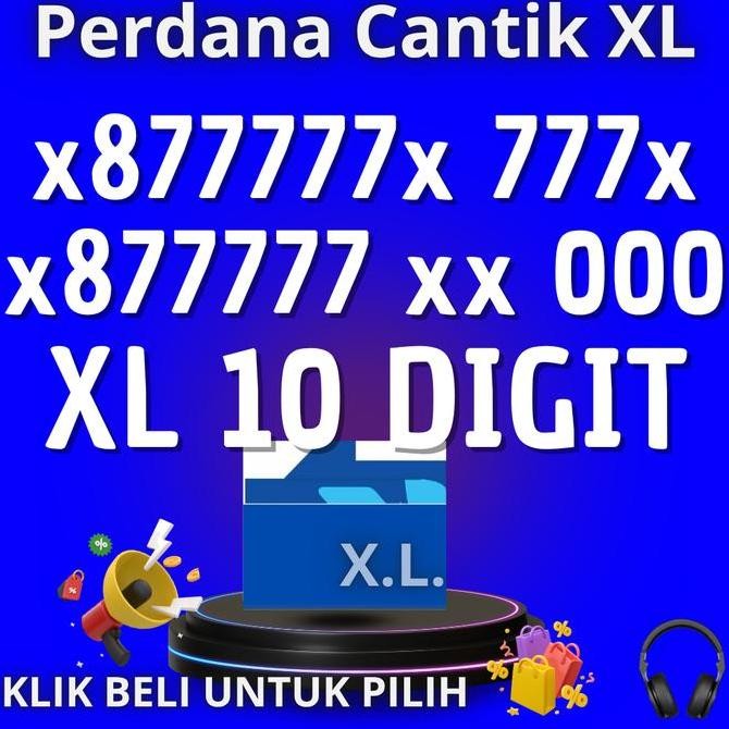 Model No Cantik XL 10 DIGIT Earphone & Headphone Berkualitas Desain Ergonomis Nyaman Digunakan Lama 