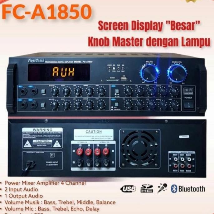 amplifier karaoke / ampli bluetooth equalizer output 4 HM