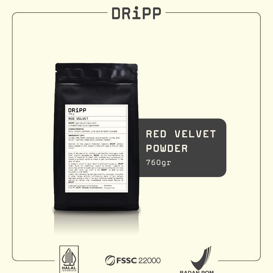 

Dripp Powder Red Veet Perasa Minuman Berbentuk Bubuk Untuk Horeca