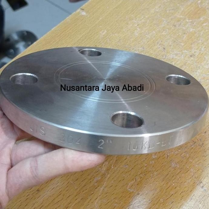 Blind Flange - Flange Buta Stainless Ss 304 Jis 10K 2 Inchi