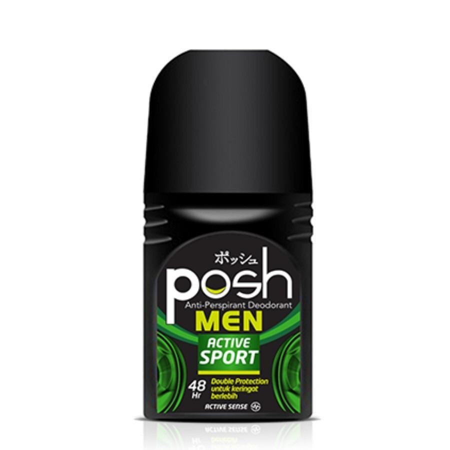 Posh Men Roll On Deodoran Active Sport 50 ml x2 - Gambar 4