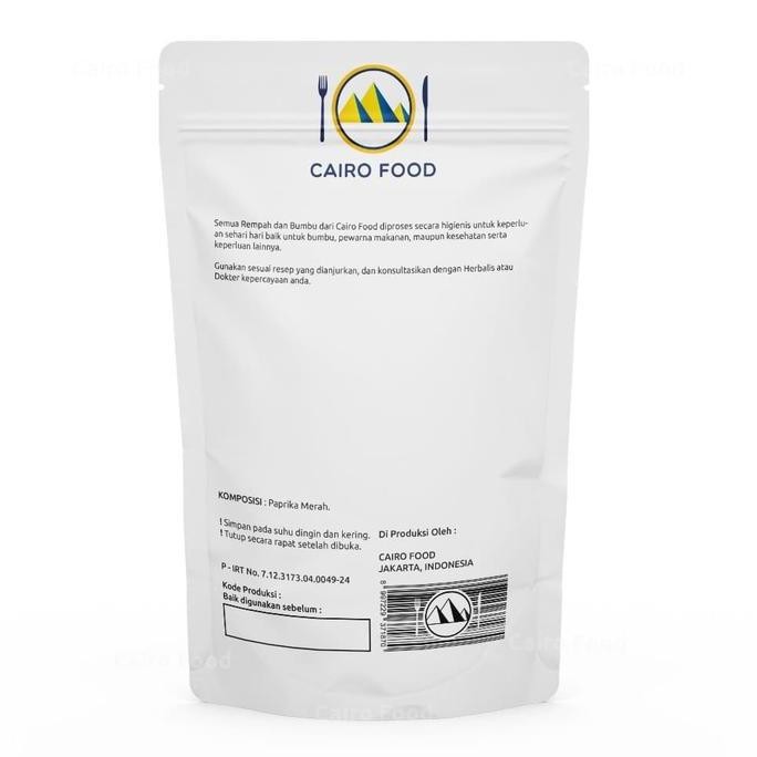 

Diskon! Paprika Bubuk Cairo Food 1Kg - Paprika Powder Rempah Berkualitas