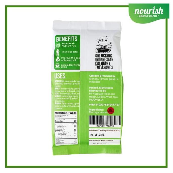 

Diskon! Bubuk Daun Kelor 225Gr - Moringa Leaf Powder Timurasa Premium