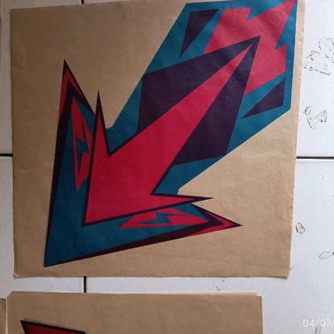 

(Allthebest) kertas layangan sablon "hanya kertasnya saja