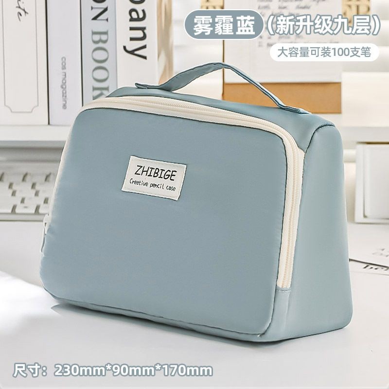 

Kotak Pensil Kapasitas Besar Tampilan Tinggi Hitam Kasual Kotak Alat Tulis Tas Penyimpanan