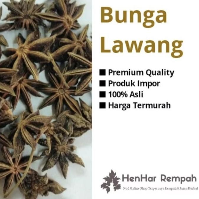

Diskon! Bunga Lawang / Pekak 500 Gram - Star Anise Rempah Masakan