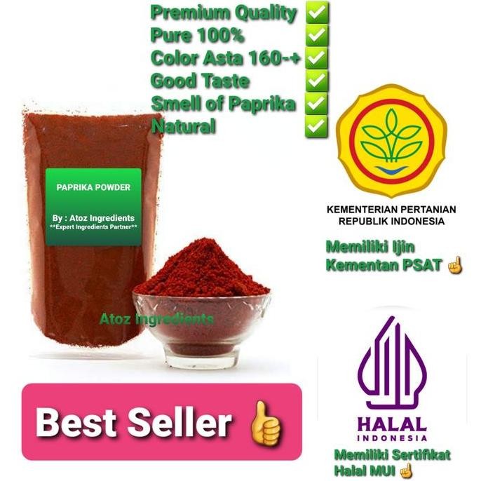 

Diskon! Paprika Bubuk Usa 1Kg - Paprika Powder Asli
