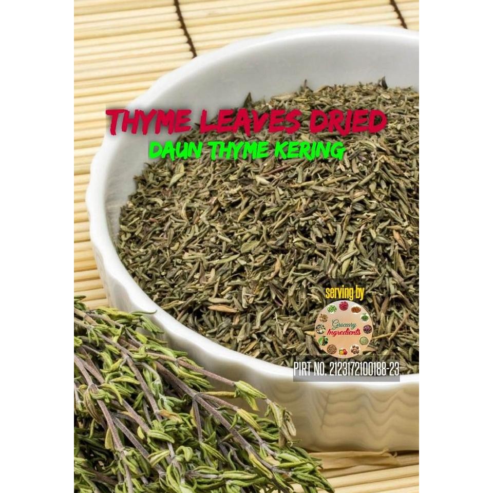 

Diskon! Dried Thyme Flakes 500Gram - Daun Tymi Kering Herbal