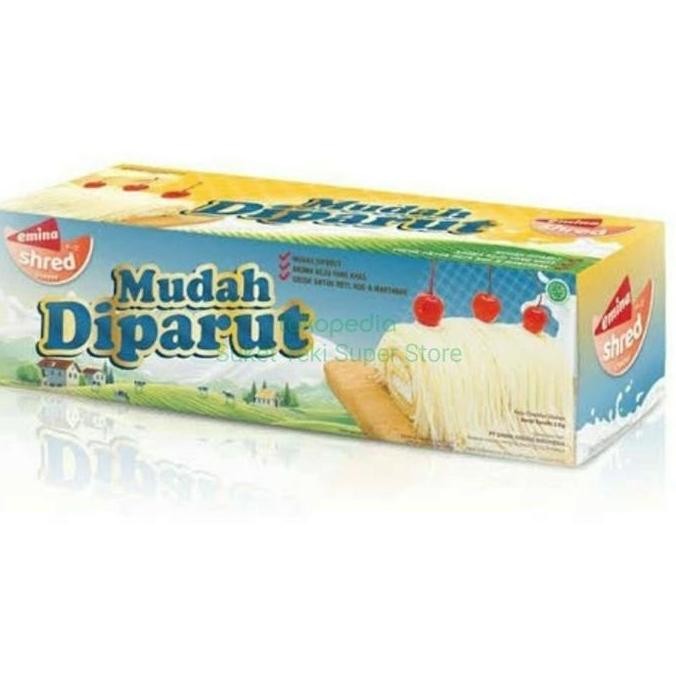 

Emina Shred 2Kg Keju Mudah Diparut Block Cheese Murmer