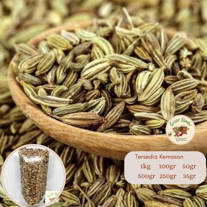 

Diskon! Fennel Seed (Adas Manis) 1 Kg Ready Stock